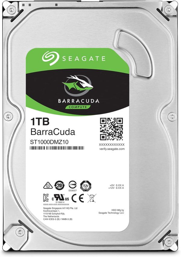 Seagate 1TB BarraCuda 2.5" 7200Rpm Internal SATA III HDD ST1000LM049