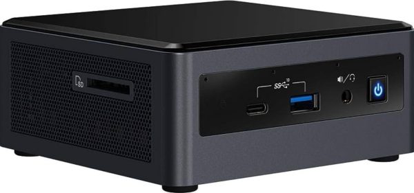 Intel Desktop NUC BXNUC10I7FNH Mini PC I7-10710U 1.10GHz DDR4-SDRAM Black