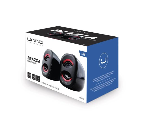 Unno Brazza USB STEREO DESKTOP SPEAKERS SP9012RD USB Power