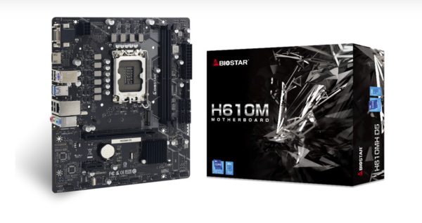 BIOSTAR Motherboard H610M Socket 1700 DDR4 VGA HDMI