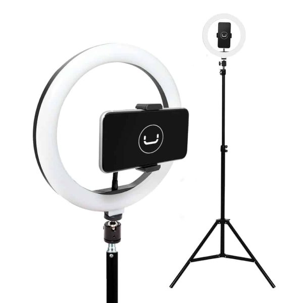 UNNO LED Ring Light 10" with Stand