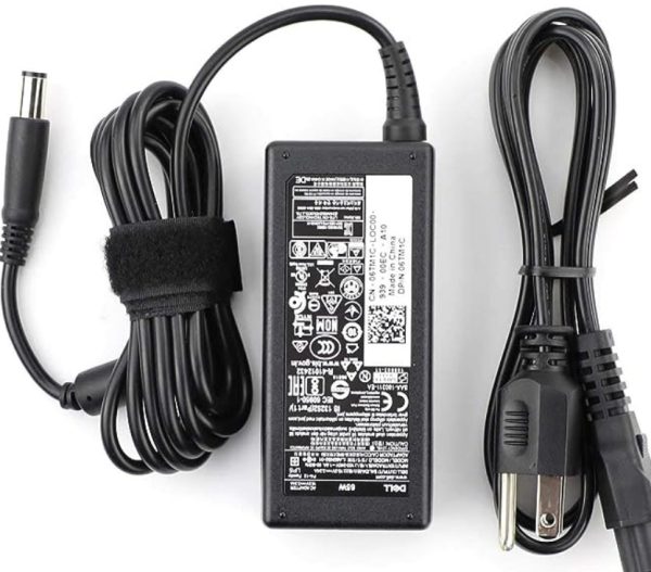 Dell Laptop AC Adapter Charger 65W 19.5V